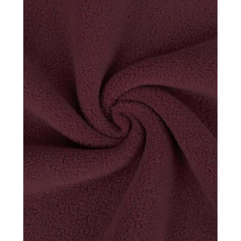 Puuvillafliis Sheepskin, 100% puuvill - bordoopunane