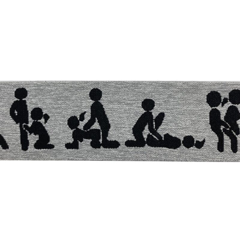 Pesukumm Kamasuutra, 40 mm, helehall