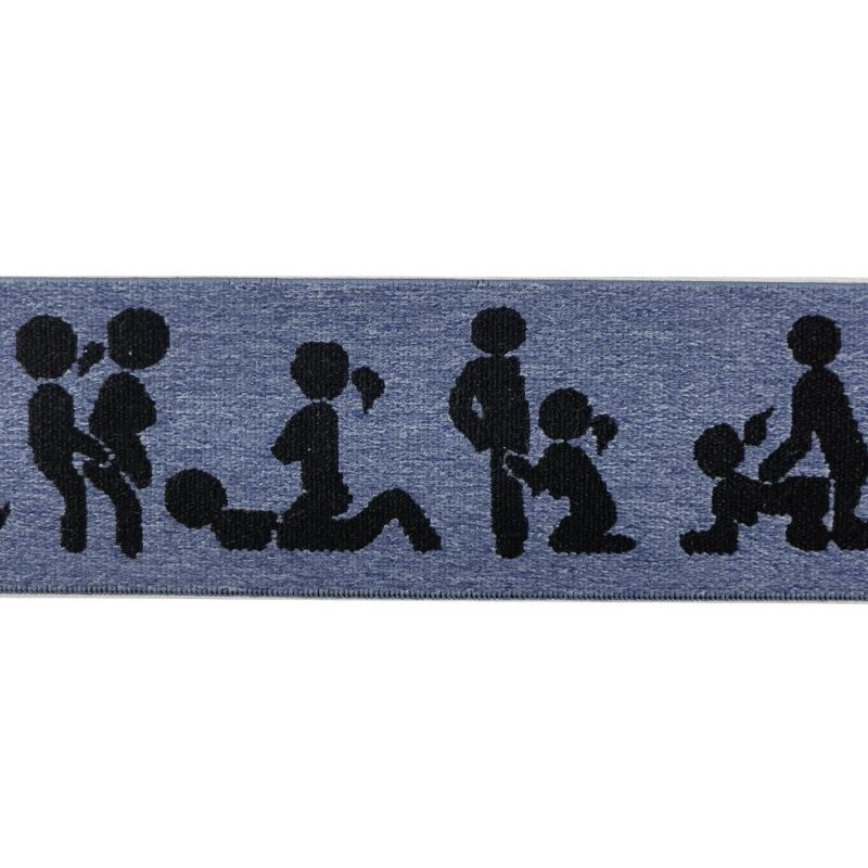 Pesukumm Kamasuutra, 40 mm, teksasinine