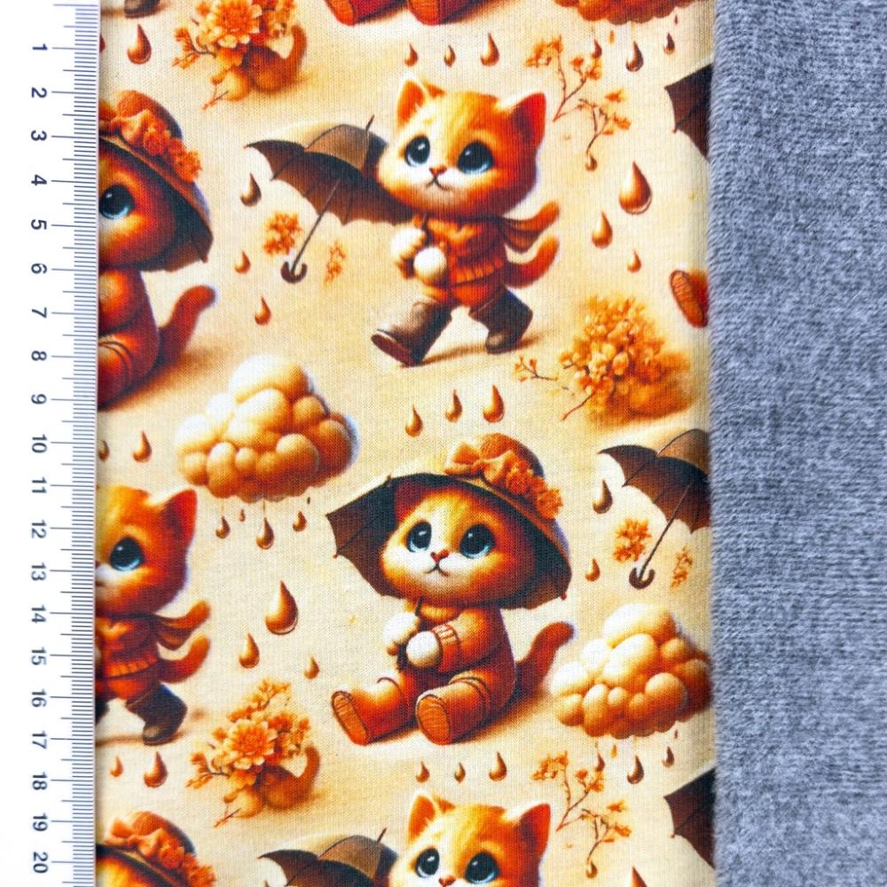 Alpifliisiga dressikangas - vihmavarjudega kassid