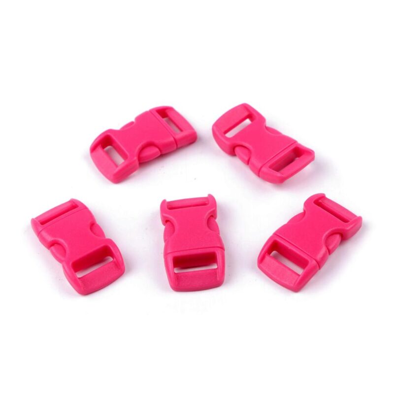 Plastikust pistlukk 10 mm kummile, roosa