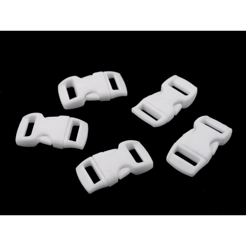 Plastikust pistlukk 10 mm kummile, valge