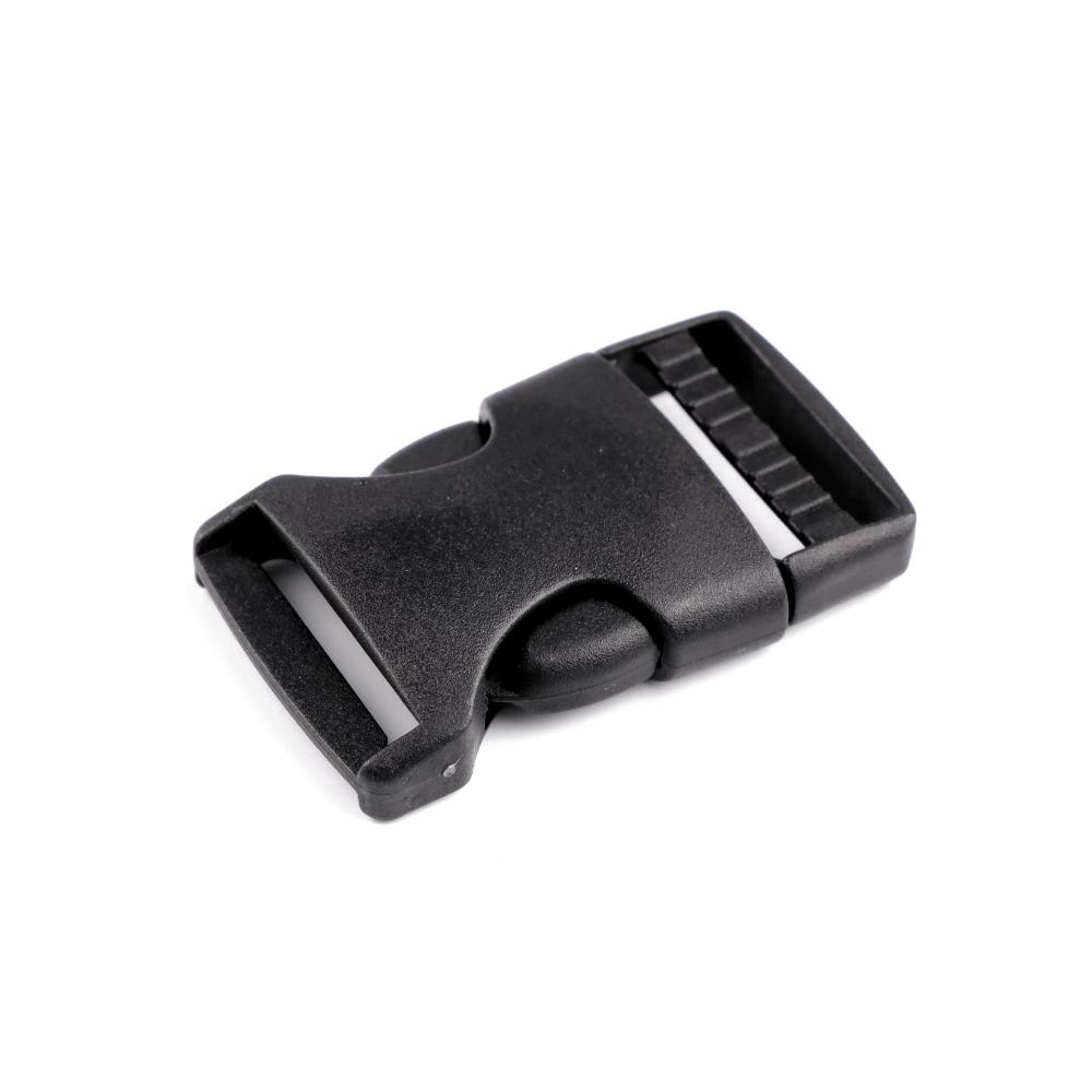 Plastikust pistlukk 25 mm kummile, must