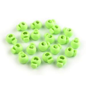 Stopper, ühe auguga, 15x19 mm - heleroheline