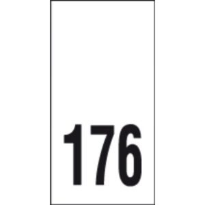 Õmmeldav suurusesilt, 200 tk, suurus 176