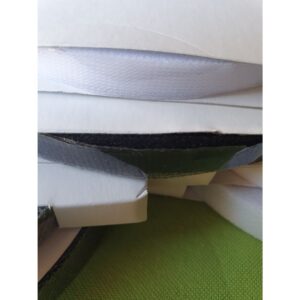 Õmbluse tugevduspael, ilma liimita, 10 mm, valge