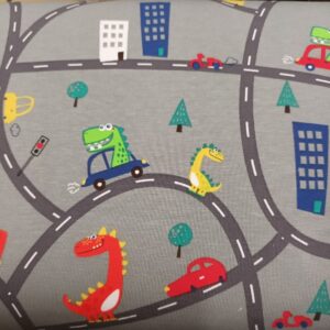 Trikotaaž - draakonid liikluses, helehall