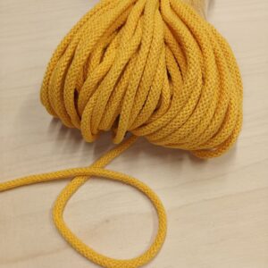 Puuvillane pael, ø 5 mm, kollane