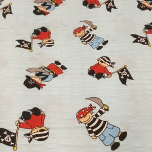 Puuvillane kreppkangas, piraadid