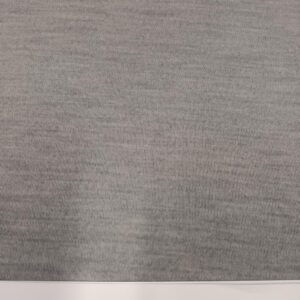 Meriino interlock - 220 g/m², meleeritud helehall