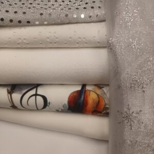 Trikotaažikomplekt muusikakangaga, 3,30 m