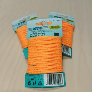 Ümarpael, ø 4 mm, pakis 5 m, oranž