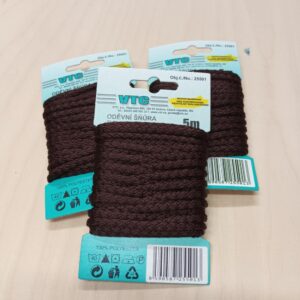 Ümarpael, ø 4 mm, pakis 5 m, tumepruun