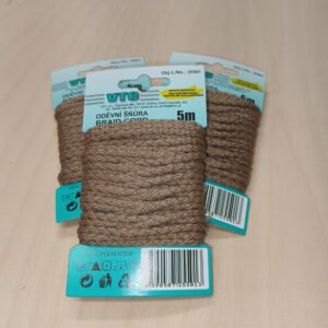 Ümarpael, ø 4 mm, pakis 5 m, helepruun