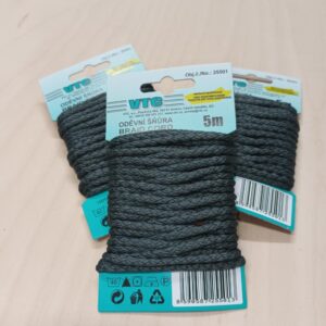 Ümarpael, ø 4 mm, pakis 5 m, tumehall