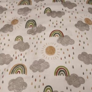 Musliin - pilved ja vikerkaared