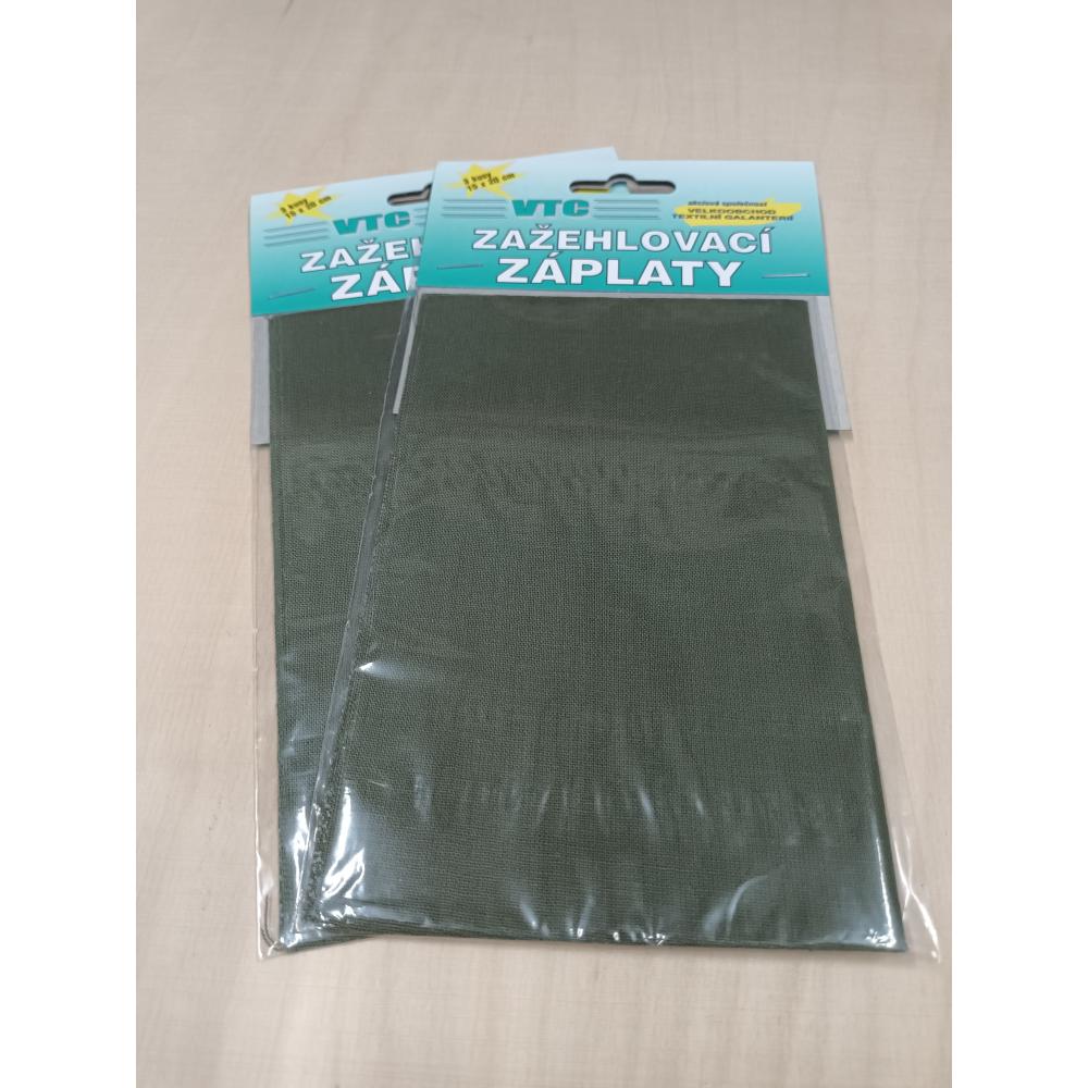 Triigitav paik, puuvillane, 15 x 20 cm, 3 tk, khakiroheline