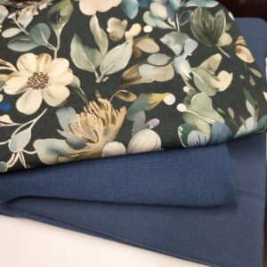 Sinine komplekt lilledega - soonik, dress, 1,74 m