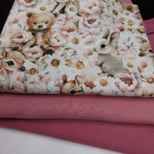 Vanaroosa komplekt loomadega, 1,13 m