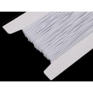 Ümarkumm, Ø1mm, valge, pakis 25m