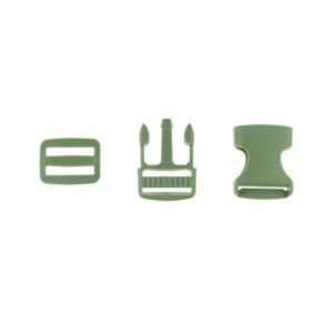 Kinnitusklamber pandlaga - 25 mm kummile, khakiroheline