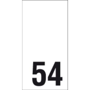 Õmmeldav suurusesilt, 200 tk, suurus 54