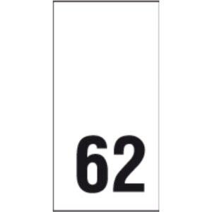 Õmmeldav suurusesilt, 200 tk, suurus 62