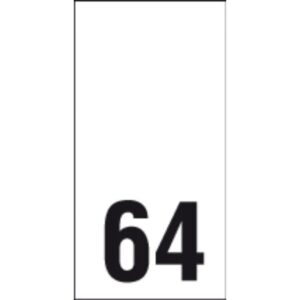 Õmmeldav suurusesilt, 200 tk, suurus 64