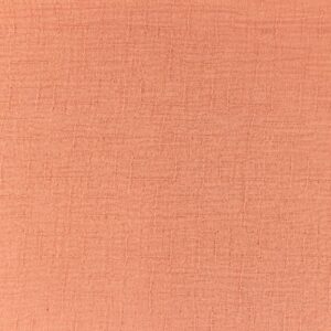 Bambusmusliin - 2-kihiline, korallroosa