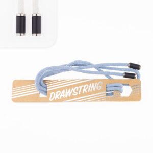 Puuvillane kapuutsipael – 1,2 m, hele teksasinine