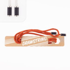 Puuvillane kapuutsipael – 1,2 m, telliskivioranž