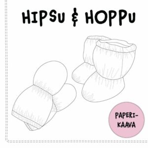 Paberlõige - kindad ja papud, HIPSU&HOPPU, suurus 0-10 kuud