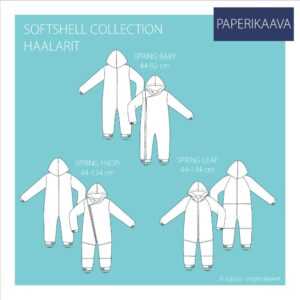 Paberlõige - laste softshell kombe, suurus 44-134