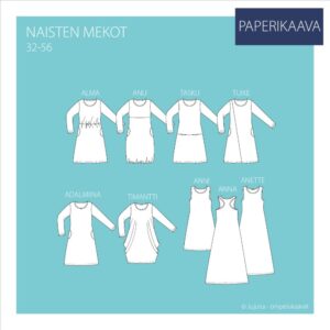 Paberlõige - naiste kleidid, suurus 32-56