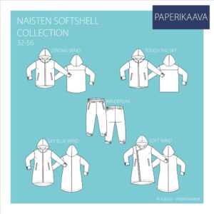 Paberlõige - naiste softshell jope, mantel ja püksid, suurus 32-56