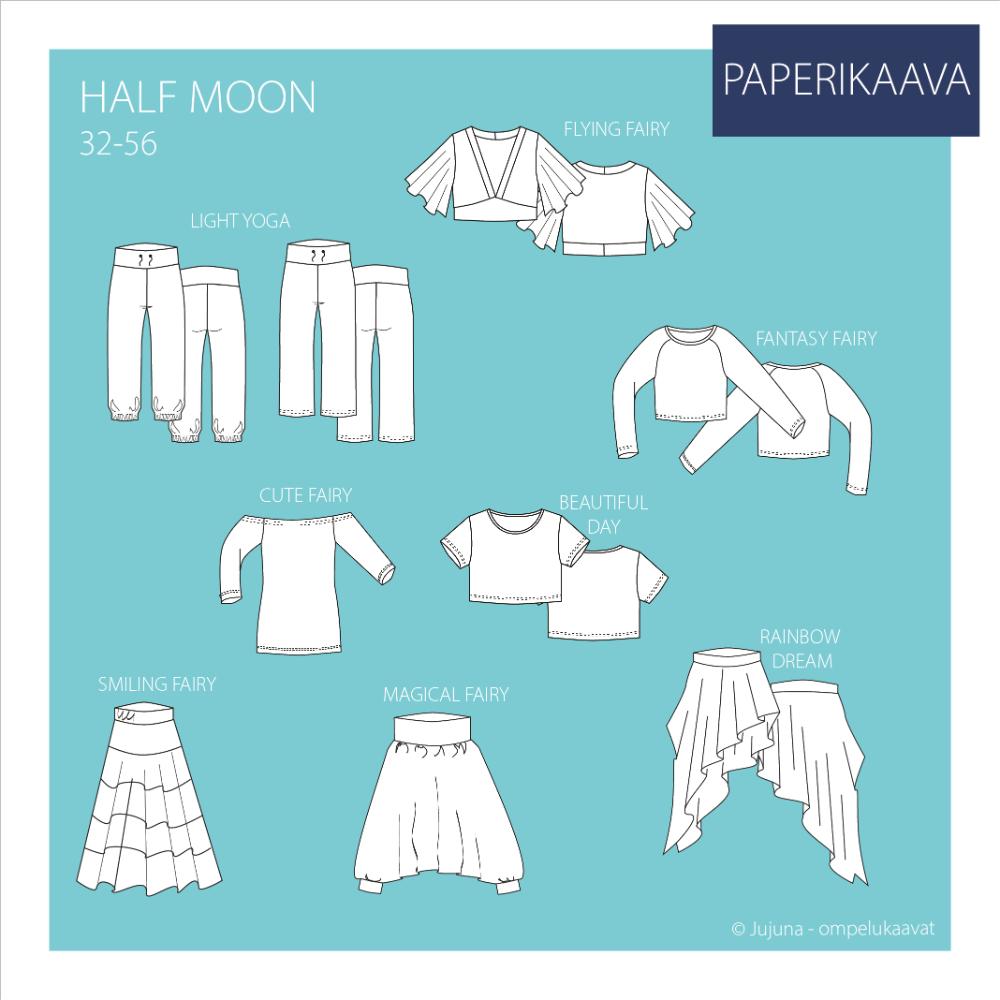 Paberlõige - naiste vabaajariiete komplekt, suurus 32-56