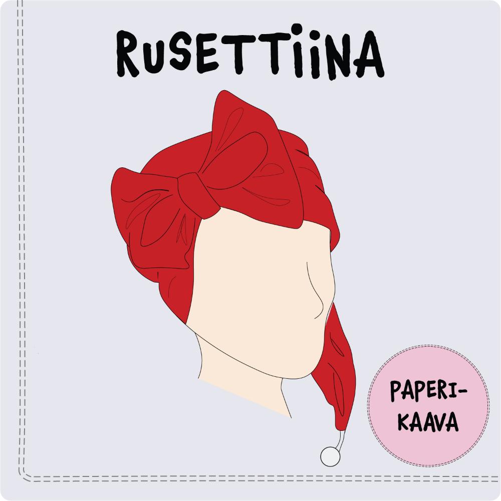 Paberlõige - lipsuga päkapikumüts, RUSETTIINA, suurus 41-58 cm