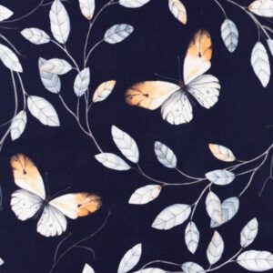 Trikotaaž – liblikad_tumesinine