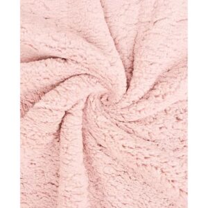 Teddy fliis, heleroosa