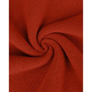 Puuvillafliis Sheepskin, 100% puuvill - telliskivipunane