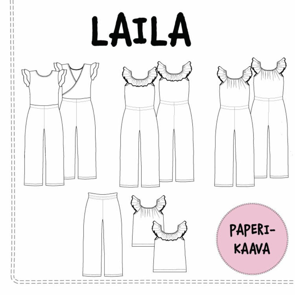 Paberlõige - laste satsidega komplektid LAILA, suurus 92-164