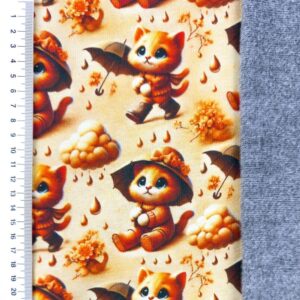 Alpifliisiga dressikangas - vihmavarjudega kassid