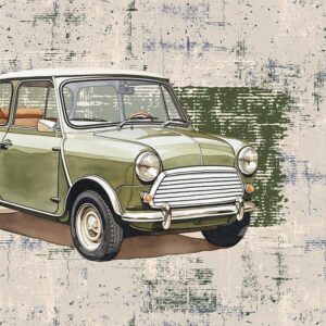 Dressikangast paneel, 40x50 cm, Mini auto