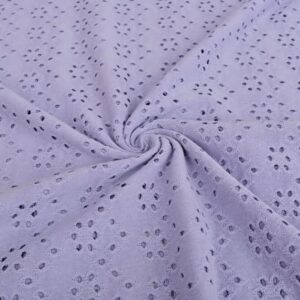 Broderii trikotaaž, helelilla