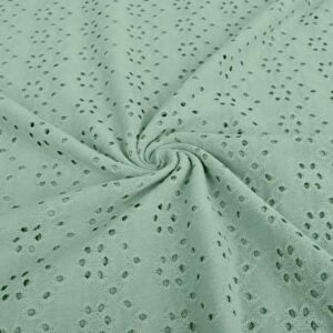 Broderii trikotaaž, vanaroheline