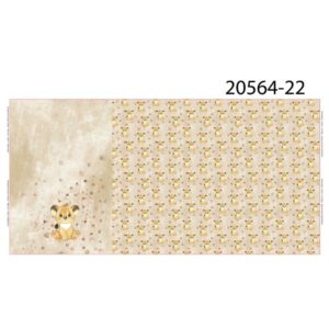 Dressikangast paneel - lõvikutsikaga, beež, 75x150 cm