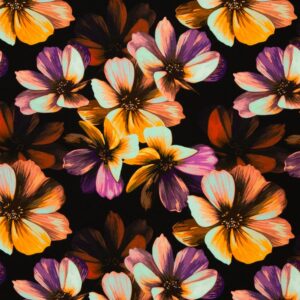 Dressikangas - suured oranžid lilled