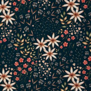 Dressikangas - põllulilled sinisel