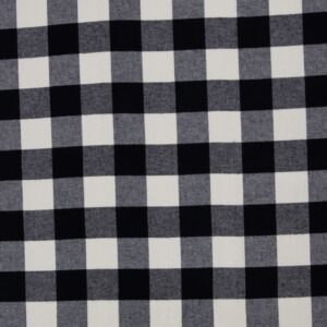 Flanell, musta-valgeruuduline