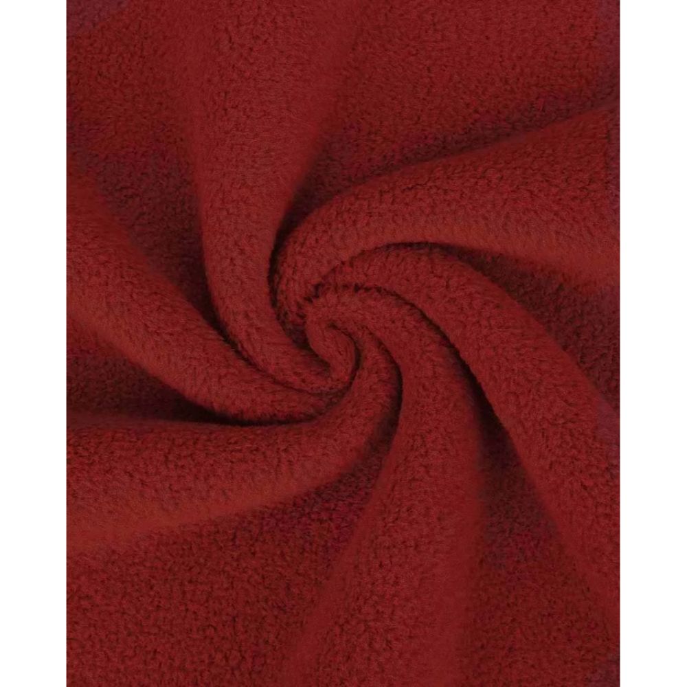 Fliiskangas, anti-pilling, tumepunane